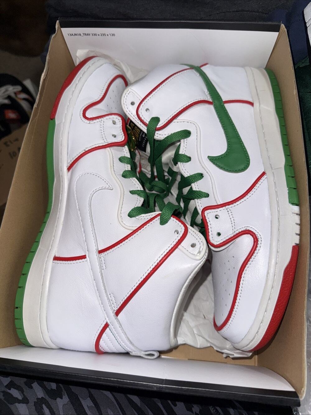 Size 12 - Paul Rodriguez x Nike Dunk Premium SB High Boxing LEP